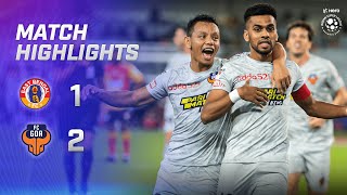 Highlights East Bengal FC 12 FC Goa  MW 2 Hero ISL 202223 [upl. by Novikoff]