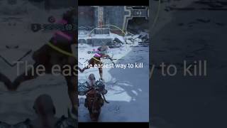 Easiest way to kill an enemy in God of war Ragnarok godofwarragnarok shortslive godofwar [upl. by Nyrak]