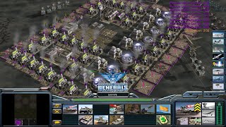 Command amp Conquer Generals Zero Hour  Usa Laser 1 vs 7 Hard Gameplay  The Mother of All Bomb [upl. by Yborian]