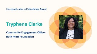 The 2024 Emerging Leader in Philanthropy Award honoree Tryphena Clarke [upl. by Benge735]