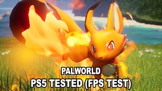 PALWORLD  PS5 Tested FPS TEST [upl. by Crescen]