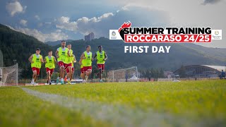 ⛰️⚪🔴 ROCCARASO SUMMER TRAINING 2425  FIRST DAY [upl. by Vasilis]