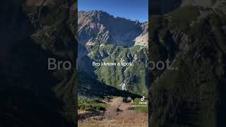 Insade spot mountains tatry hiking tatrywysokie gorpcore [upl. by Kcirred]