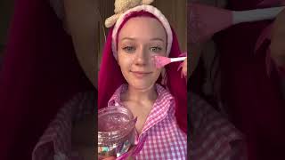 Scincare routine Barbie edition 💖 barbie beautytips spa routinevlog [upl. by Kisung157]