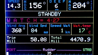 SEATALK MONITOR TFT LCD 35quot 480x320 [upl. by Freida511]