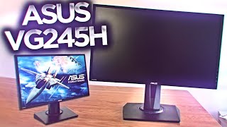 MONITOR ASUS VG245H 1ms  PERFECTO PARA CONSOLAS Y PC REVIEW [upl. by Saidnac]