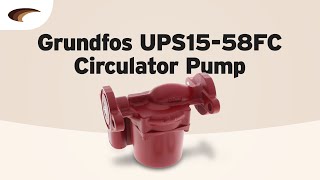 Grundfos UPS1558FC Circulator Pump [upl. by Jennings377]