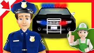 Police Car for children Thief Police Cartoon Car kids Police Police catch thief Police Truck kids [upl. by Haukom]