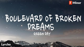 Green Day  Boulevard of broken dreams Lyrics and Chords [upl. by Notsob]