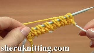 Knit Invisibe Cast On How to Tutorial 1 Part 16 of 18 Waste Yarn Cast On Method [upl. by Oinotnaesoj]