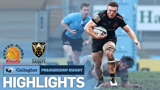 Exeter v Northampton  HIGHLIGHTS  Late Controversy at Sandy Park  Gallagher Premiership 202021 [upl. by Giralda]