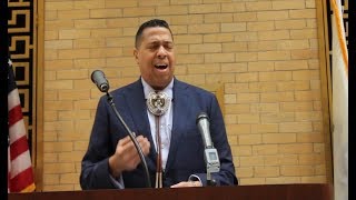 Tribe Chairman Sings Mashpee Wampanoag Honor Song [upl. by Murat]