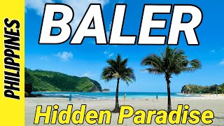 Dicasalarin Cove Baler Aurora  White Sand Beach  4K Virtual Walking Tour [upl. by Lorusso]