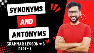 synonyms and antonyms in english  antonyms and synonyms [upl. by Eatnoid977]