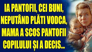 Ia pantofii cei buni neputând plăti vodca mama a scos pantofii copilului și a decis [upl. by Rempe]