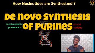 De novo Synthesis of Purines 🧬  Tamil  Nucleotide  Adenine Guaninemolbio  DNA  ThiNK BIOLOGY [upl. by Tteve541]