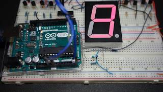 7Segment LED Display with PCF8574 I2C and Arduino [upl. by Adnamaa202]