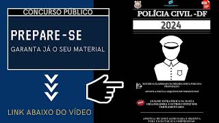 Apostila Policia Civil DF Nutricionista Gestor de Apoio 2024 [upl. by Bouldon759]