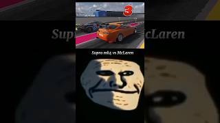 Supra mk4 vs McLaren Drive zone games drag shorts [upl. by Araz]