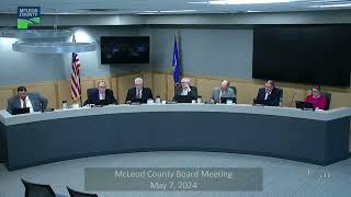 McLeod County Board Meeting May 7th 2024 [upl. by Enom]