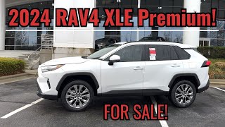 2024 RAV4 XLE Premium in Wind Chill Pearl [upl. by Dimmick]