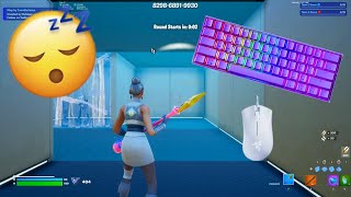 GK61 ASMR Chill🤩 Piece Control 1v1 🏆 Satisfying Keyboard Fortnite [upl. by Broder]