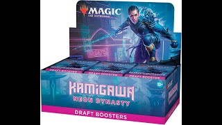 Kamigawa Neon Dynasty Draft Booster Unboxing Video [upl. by Gnouhc]