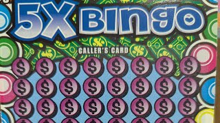 5x bingo 55000 Grand prize  Come scratch with me [upl. by Ikin]