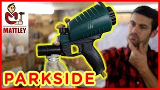 🔥FAI DA TE  Pistola sabbiatrice Parkside PDSP 1000 B2  LASCIALA PERDERE [upl. by Gladstone781]