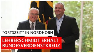 Bundesverdienstkreuz für quotLehrerschmidtquot Kai Schmidt aus Nordhorn  Ortszeit Nordhorn  GNOnline [upl. by Turoff]