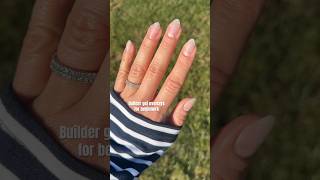 Builder gel overlay for beginners nails buildergel gelnails nailtutorial [upl. by Enaillil]