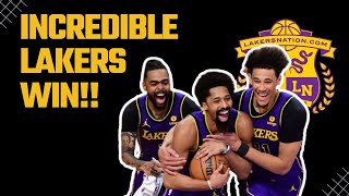 Lakers BEAT Bucks In CRAZY Finish DLo Goes OFF [upl. by Harmaning]