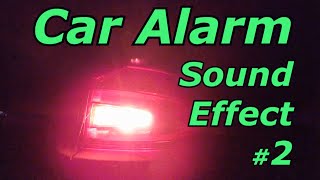 Car Alarm Sound Effect Car Alarm Horn and Siren Sound Effect 2 [upl. by Oralee]