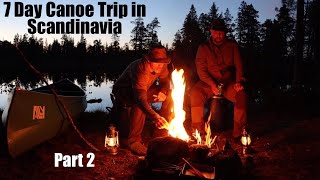 7 Day Wilderness Canoe Trip  Part 2 Rogen Naturreservat Sweden Hammock Wild Camp Fishing [upl. by Griggs344]