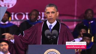 President Barack Obama Delivers Morehouse Commencement Address [upl. by Aleahpar]