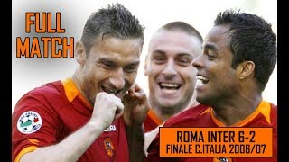 Roma Inter 62  Finale Coppa Italia  Full Match Stagione 200607 [upl. by Ecirtaeb402]