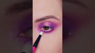 Purple amp Blue Eye Makeup Tutorial eyemakeup makeuptutorial youtubeshorts shortsfeed duet 🥰🤩😍🥰💯💯 [upl. by Meagher]