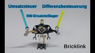 SWErsatzteillager Umsatzsteuer und Differenzbesteuerung  Bricklink Store 9 [upl. by Arima582]