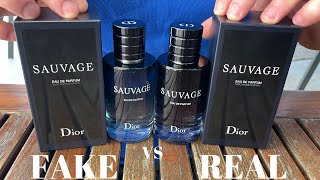 Fake vs Real Dior Sauvage Eau De Parfum 100 ML [upl. by Laraine]