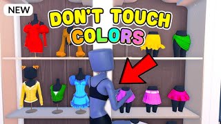 DONT TOUCH ANY COLOR In Dress To Impress CHALLENGE DTI on ROBLOX PRO Challenge [upl. by Mirisola]