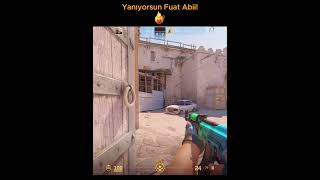 Yanıyor cs2 dust2 cs2edit cs2funny cs2funnymoments csgofunny molotow csgoedit cs2clutch [upl. by Nnadroj321]