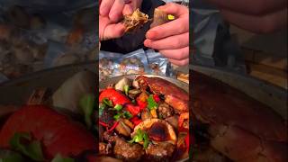 Chinese fisherman eating and cooking fresh seafoodbest YouTube shortChinese cookingseafood lover [upl. by Aynosal]