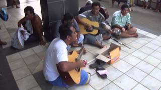 Samoan Blind Band Kauaso on the Streets of Apia [upl. by Elrak]