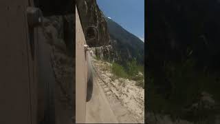 Driving along dangerous mountain road in Kishtwar Jammu India [upl. by Lozano]