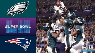 Eagles vs Patriots  Super Bowl LII Game Highlights [upl. by Ylekalb]