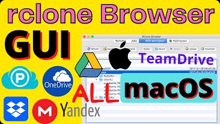 Install Rclone Browser in MacOS  Rclone GUI for MacOS  Mount Google Drive OneDrive Mega Monterey [upl. by Ariaec7]