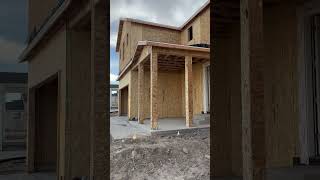 Square columns framing framer construction carpentry carpenter newhome tools wood hitachi [upl. by Leuamme288]