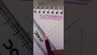 plastics crayons 🆚 oil pastel please like and subscribe [upl. by Brit]