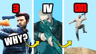 FAILED DEALS in GTA Games Evolution [upl. by Eckart686]