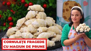 CORNULETE FRAGEDE CU MAGIUN DE PRUNE  SZILVAIZ  Anyta Cooking [upl. by Brear]